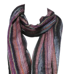 アジアン衣料　ネパール・コットン・かすり柄ストール6