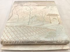 ◆本金箔 高級全通柄袋帯 草木染【金地繭 螺鈿】 ◇本金箔 高級全通柄袋帯 草木染【金地繭 螺鈿】 - メルカリ