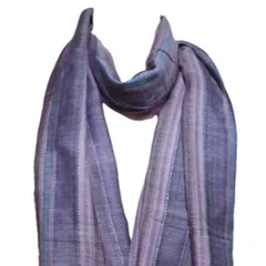 アジアン衣料　ネパール・コットン・かすり柄ストール17