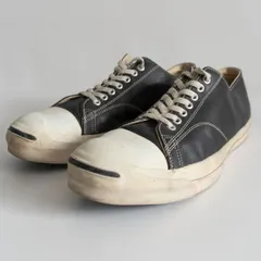 【90s/USA製】CONVERSE【ジャックパーセル レザー スニーカー】 US13 ブラック コンバース シューズ 25111174