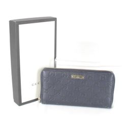 USED』 グッチ グッチシマ ラウンドファスナー 307980・2067 長財布