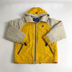 First Gallery 黄色 フード ダウン アウター