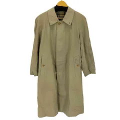 バーバリーズ BURBERRYS 英国製 裏地ノバチェック比翼ステンカラーコート メンズ 表記無 