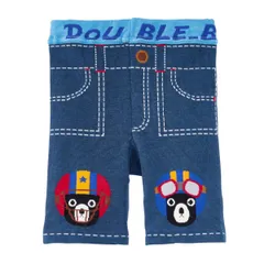 mikihouseク マのデニム風パンツ   (33) I Blue 90cm 62-9801-147