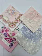 【新品】NINA RICCI レディースハンカチ 5枚セット お買い得品