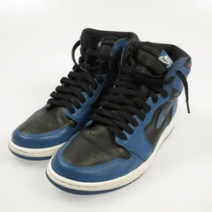 【姫路東店】 中古 NIKE | ナイキ スニーカー AIR JORDAN 1 RETRO HIGH OG 555088-404 ブルー 27.5cm 【126】