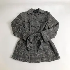 TRUGEN レン CHECK トレンチ コート m