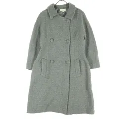 PAUL&JOE ポールアンドジョー フランス製 長袖 ステンカラーコート 36 グレー レディース 古着