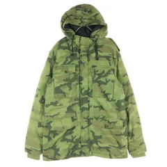 H&M エイチアンドエム 迷彩柄 長袖 フーディジャケット M カーキ メンズ 古着