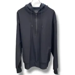 DAIWA PIER39 TECH FLEX JERSEY HALF ZIP PARKA Mサイズ ブラック BE-62025