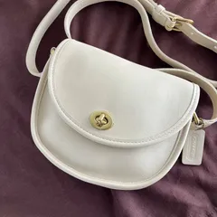 Rare Vintage Coach Watson Bag Bone Leather Crossbody