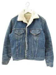 リーバイス Levi's 70s 72605-0217 デニムジャケット ジージャン 裏ボア ヴィンテージ USA製 ブルー 40 LONG