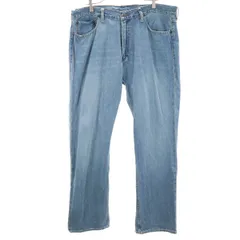 POLO RALPH LAUREN ポロラルフローレン CLASSIC 867 ストレートデニムパンツ W36 ウォッシュブルー ジーンズ ビッグサイズ メンズ 古着