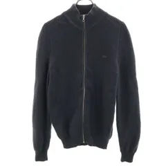 LACOSTE ラコステ ウール ニットジャケット XS グレー メンズ 古着のサムネイル
