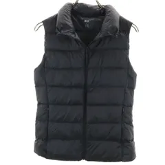 UNIQLO ユニクロ ウルトラライト ダウンベスト M ブラック 収納袋付き メンズ 古着