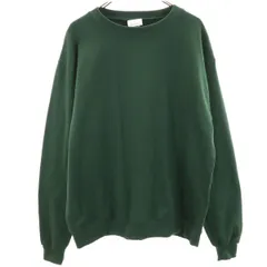 Champion チャンピオン 長袖 スウェット トレーナー 2XL グリーン系 ECO 裏起毛 ビックサイズ メンズ 古着