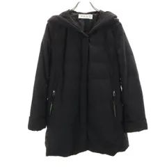 PLST プラステ フーディ ナイロン ダウンジャケット L ブラック レディース 古着