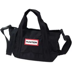 ハンター ショルダーバッグ トートバッグ ハンドバッグ ブラック HUNTER Nylon Mini Top Clip Tote UBS1203KBM-BLK