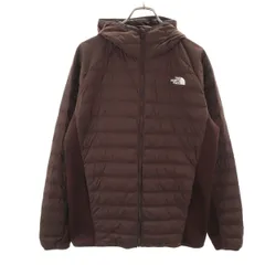 THE NORTH FACE ザノースフェイス ランニング レッドランフーディ 中綿ジャケット XL ブラウン メンズ 古着
