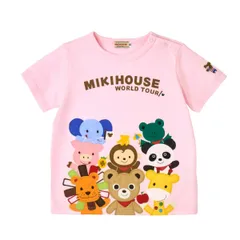 mikihouse  トップス > Tシャツ (08) Pink 130cm 12-5229-496