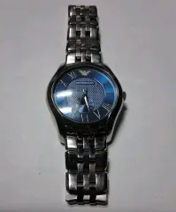 エンポリオアルマーニ クラシック AR-1789 メタル時計 ブルーダイアル