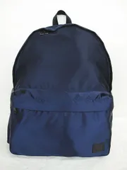 PORTER ポーター バックパック リュックサック サテン生地 ネイビー系 紺 大容量 MF0004-1129-5 ★3305