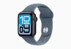 「新品」Apple Watch SE 3 (GPSモデル) - 40mmミッドナイトアルミニウムケースとアンカーブルースポーツバンド - M/L MEHX4J/A-MFFW4FE/A