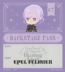 【中古】シール・ステッカー エペル・フェルミエ バックステージパス風ステッカー 「ディズニー ツイステッドワンダーランド 3D Magical Live -Blazing Jewel-」 グッズ購入特典