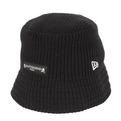 【新品】NEW ERA ニューエラ ハット ブラック 黒 サイズ:M/L | 25AW MASTERMIND WORLD ニット バケットハット | ブランド コラボ 帽子【メンズ】