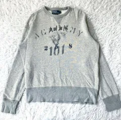 ポロバイラルフローレン 染み込みロゴ 90s スウェット Lサイズ 3408