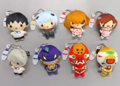【中古】雑貨 全8種セット オリジナルマスコット 2021 「ROUND1×EVANGELION シン・エヴァンゲリオン劇場版：|| 公開記念コラボレーション」 来店特典
