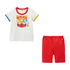 mikihouseミキハウス 長袖Tシャツ　スパッツ　レギンス  (HB)  (01) White 90cm 72-7301-688