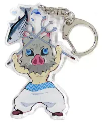 【中古】雑貨 嘴平伊之助 「ラグーナテンボス×鬼滅の刃 追憶の試練 炭治郎の旅路 アクリルキーホルダー」