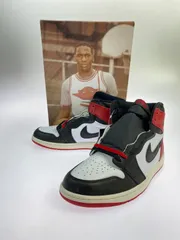 【中古美品】NIKE ナイキ AIR JORDAN 1 RETRO HIGH OG BLACK TOE REIMAGINED DZ5485-106 エア ジョーダン 1 ブラックトゥ/つま黒 スニーカー 靴 【160-251129-kk-10-min】