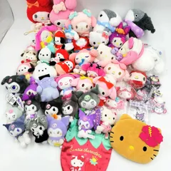 サンリオ　ぬいぐるみ　マスコット　雑貨　まとめ売り　50点　マイメロディ　クロミ　ハローキティ他　Sanrio