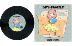 [중고] 코스터 아냐 포저 [SPY×FAMILY×TOWER RECORDS CAFE 트레이딩 레코드 코스터]