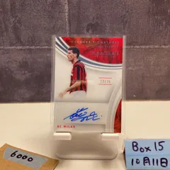 2017 Panini Immaculate Collection Mauro Tassotti 72/75 直筆サインカード AC Milan Marquee Signatures Red カード