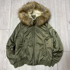 y2k archive N-2B Flight Jacket Fur Cropped Tag Free Size フライトジャケット N-2B ファー 平成ギャル 短丈 フリーサイズ