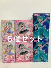 未開封 初音ミク フィギュア まとめ メルヘン party EmeraldGem 3種 6個セット LFJB58 f107