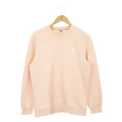 ザノースフェイス THE NORTH FACE トレーナー スウェット ラウンドネック 長袖 ロゴ 刺繍 アウトドア L/100 ピンク /MN17 ■GY19