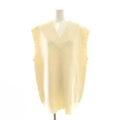 ジャーナルスタンダード レリューム JOURNAL STANDARD relume 23AW ストレッチコットンニット ベスト オーバーサイズ F 生成 /ES ■OS