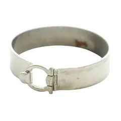 サルヴァトーレフェラガモ Salvatore Ferragamo バングル ブレスレット アクセサリー ガンチーニ ロゴ シルバー色 ■GY17 /MQのサムネイル