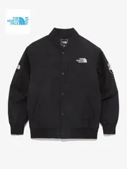THE NORTH FACE ノースフェイス K'S PLAYER VARSITY JACKET スタジャン 140cm 子供用 ブラック色 海外限定
