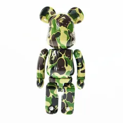 アベイシングエイプ A BATHING APE × MEDICOM TOY メディコム トイ BE@RBRICK CHOGOKIN カモ柄 ベアブリック 超合金 200％ ABC CAMO GREEN 緑 グリーン ☆AA★▲■250515のサムネイル