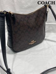 COACH コーチ ショルダーバッグ ハーフムーン シグネチャー G0793