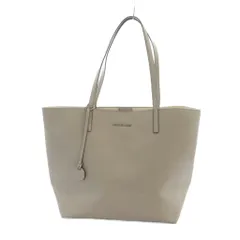 マイケルコース MICHAEL KORS トートバッグ ハンド PVC ロゴ ポーチ付き ベージュ ■GY18 /MQ