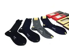 ■新品■未使用■ CELINE セリーヌ ソックス 靴下 表記サイズ 25cm 紳士 メンズ 4点セット まとめ売り DK0575