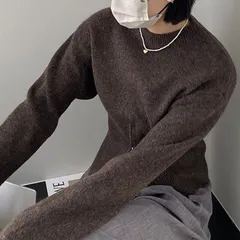 ニット セーター レディース 長袖 クルーネック ハーフジップ Uネック トップス 秋 冬 おしゃれ