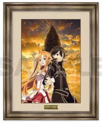 [美品]SAO サイン入りキャラファイングラフ SAO15周年記念】美麗キャラファイングラフ（復刻版）や豪華