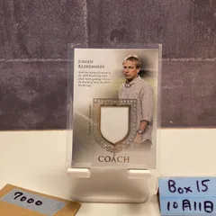 2018 Futera Unique Jurgen Klinsmann 06/25 Germany National Team Coach Training Used Memorabilia ジャージ カード